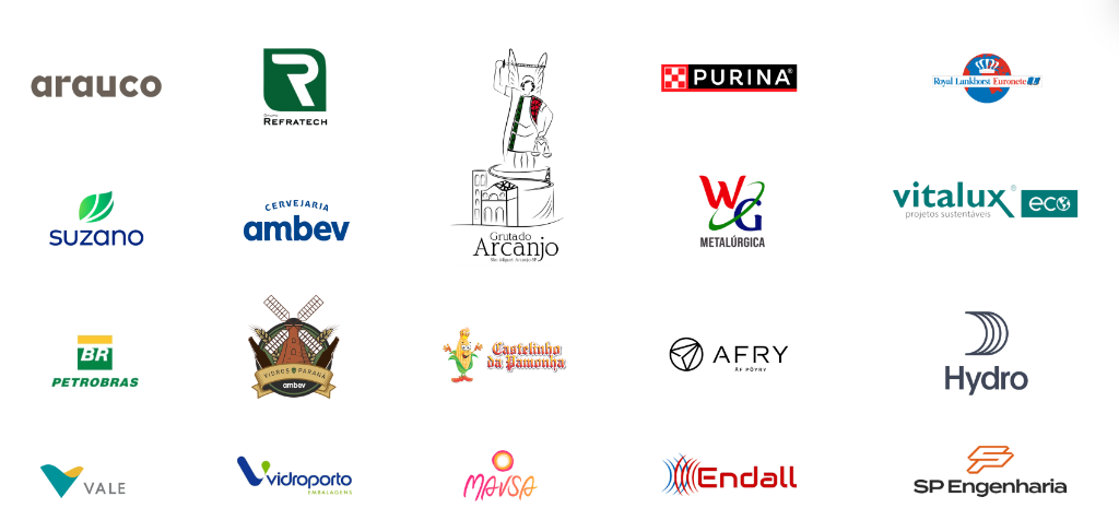 Nossos Clientes - Logotipos das empresas